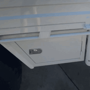 Front Under Body Toolbox is Guard (Steel)