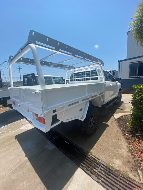 Rear Load Bar Tradie Ladder Rack Removable - Alloy - Rydweld
